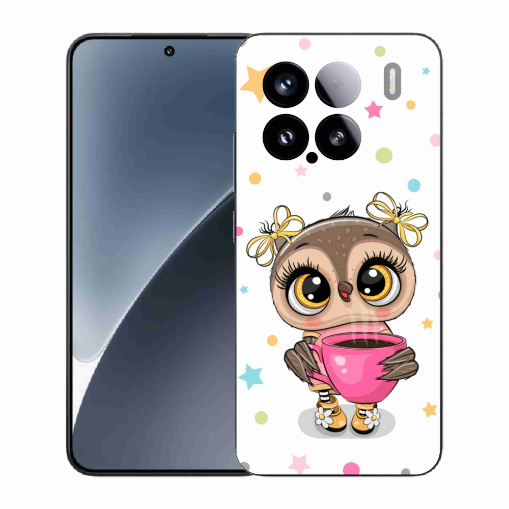 Gél borító mmCase a Xiaomi 15-öshöz - rajzfilm bagoly