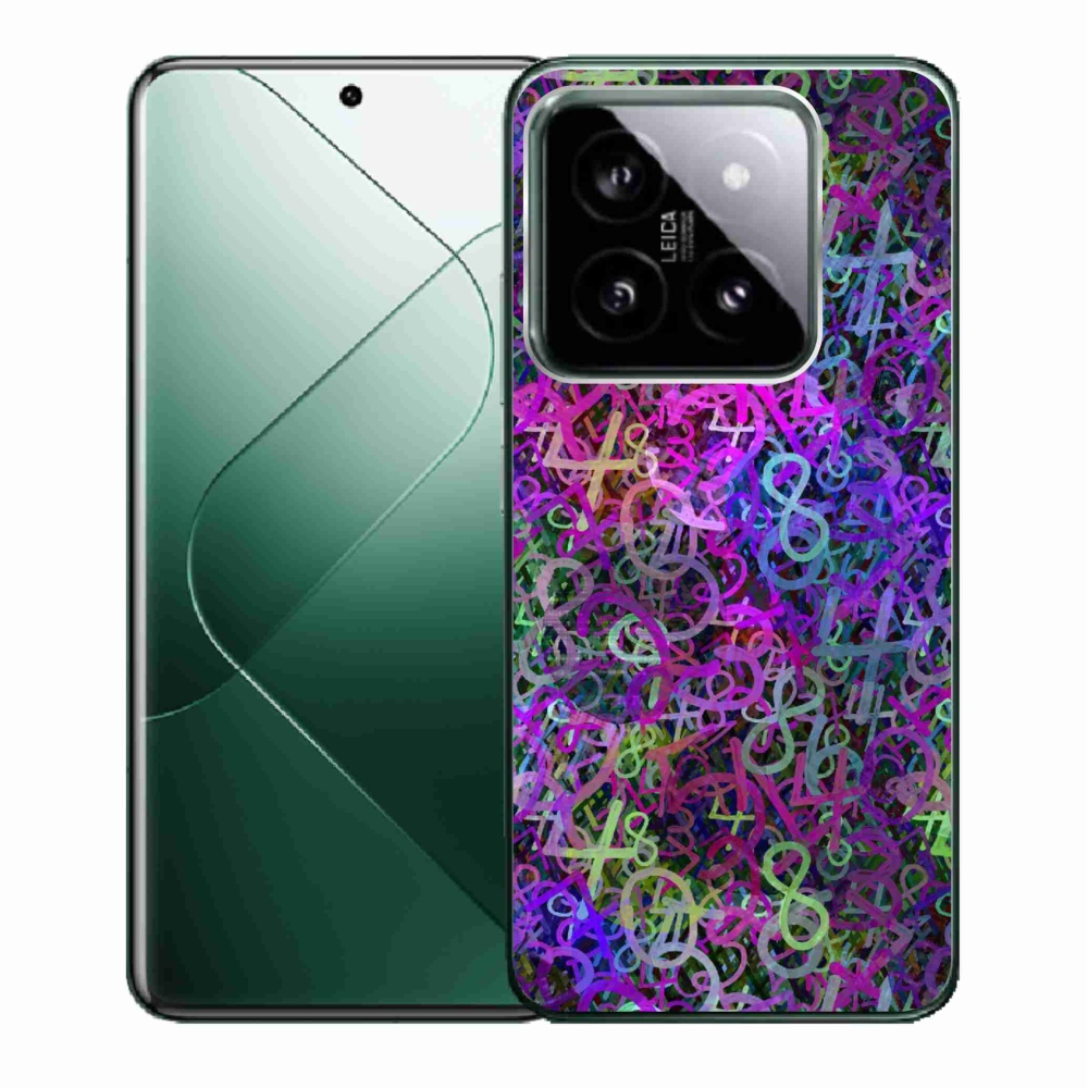 Gél borító mmCase a Xiaomi 14 - absztrakt motívum 25