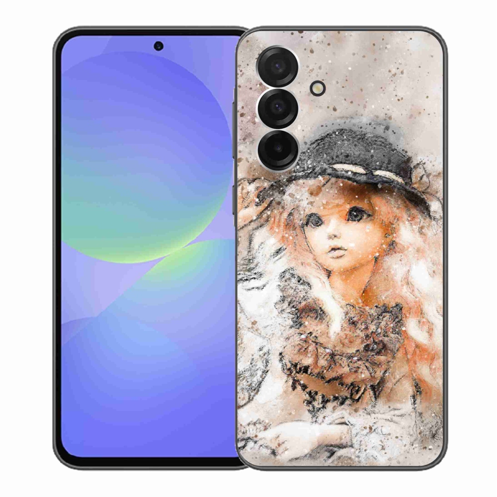 Gél borítás mmCase Samsung Galaxy A36 5G - kalapos lányhoz