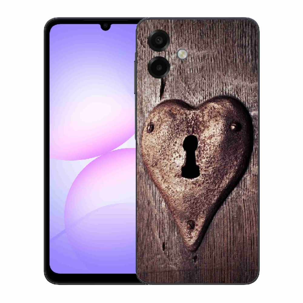 Gél borítás mmCase Samsung Galaxy A07 4G - szív alakú zár