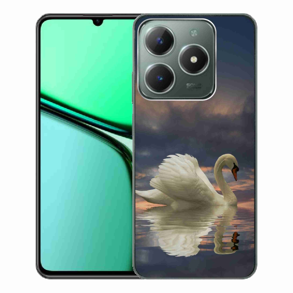 Zselés borítás mmCase a Realme C61 készülékhez - hattyú