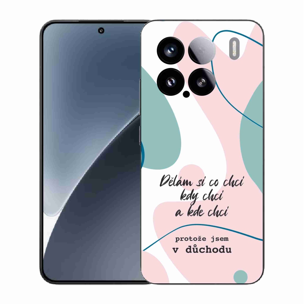 Gél borító mmCase a Xiaomi 15-hez - vicces szöveg 10 fehér háttérrel