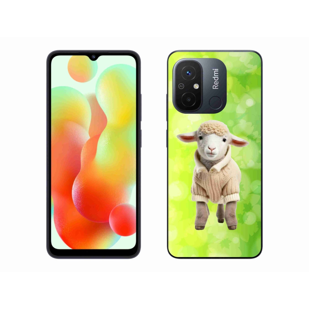 Gél borítás mmCase a Xiaomi Redmi 12C-hez - bárány pulóverben