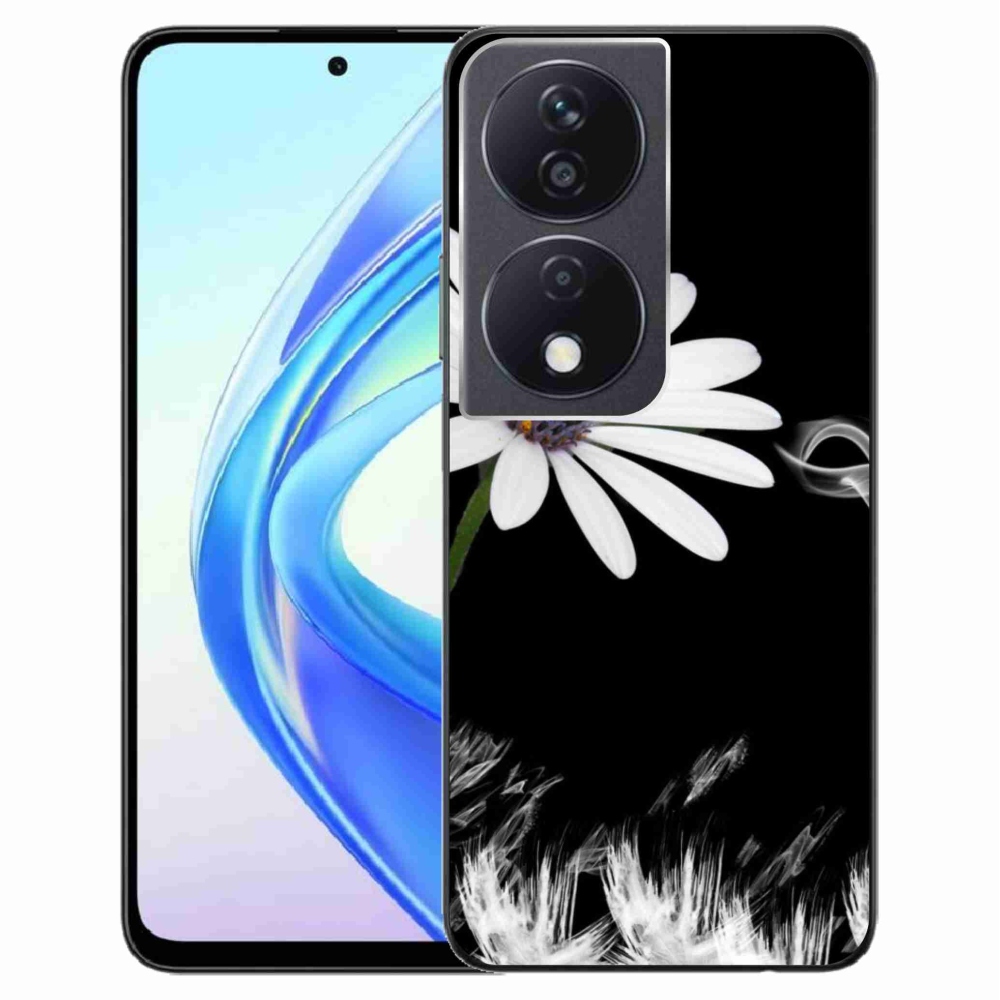 Gél védőhuzat mmCase a Honor X7b/Honor 90 Smart készülékhez - fehér virág