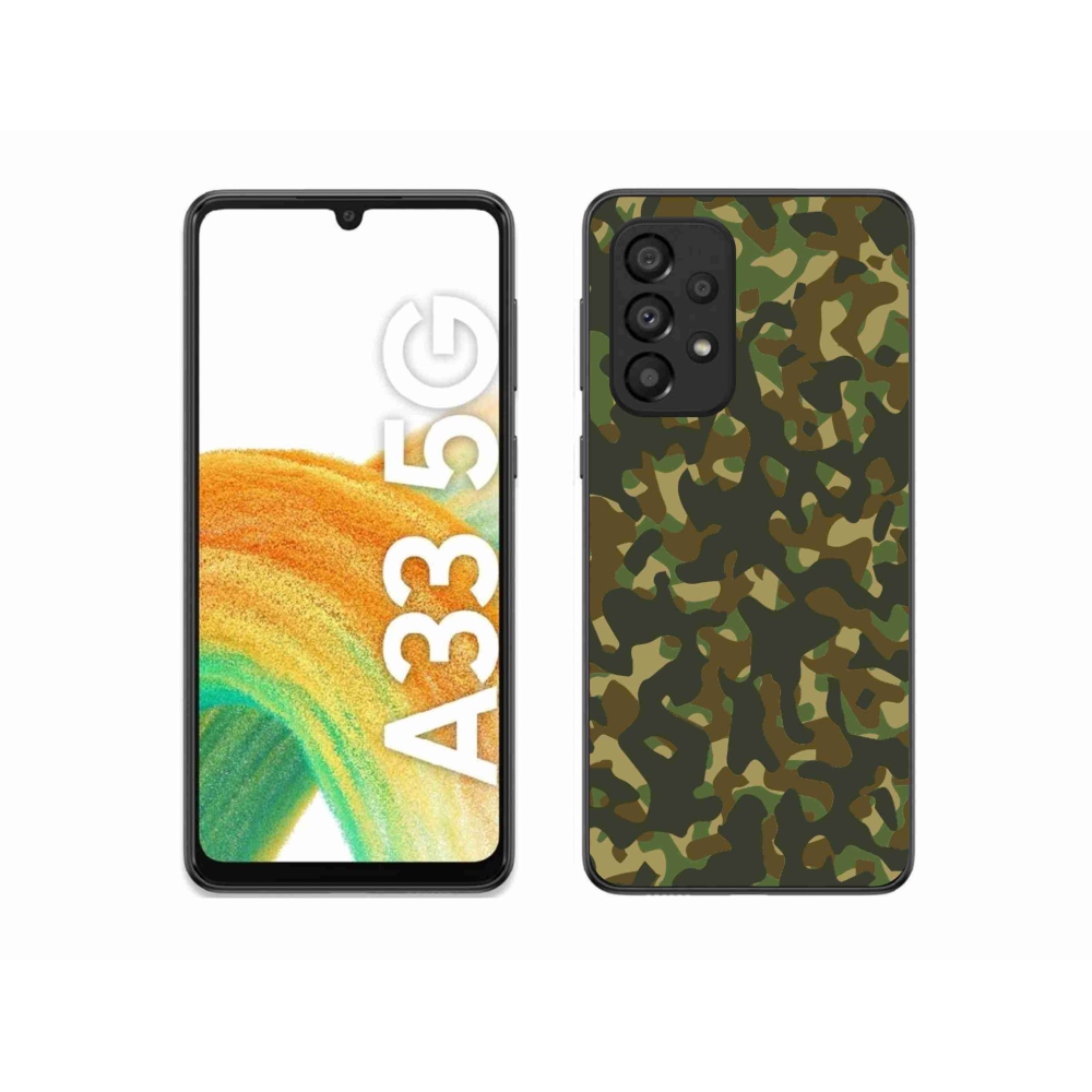 Gél védőhuzat mmCase Samsung Galaxy A33 5G - terepszínű mintázat 1