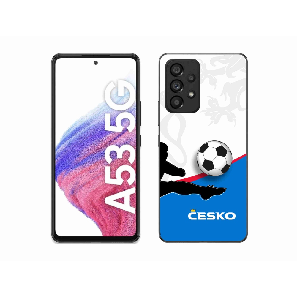 Gél borítás mmCase Samsung Galaxy A53 5G - futball Csehország 3