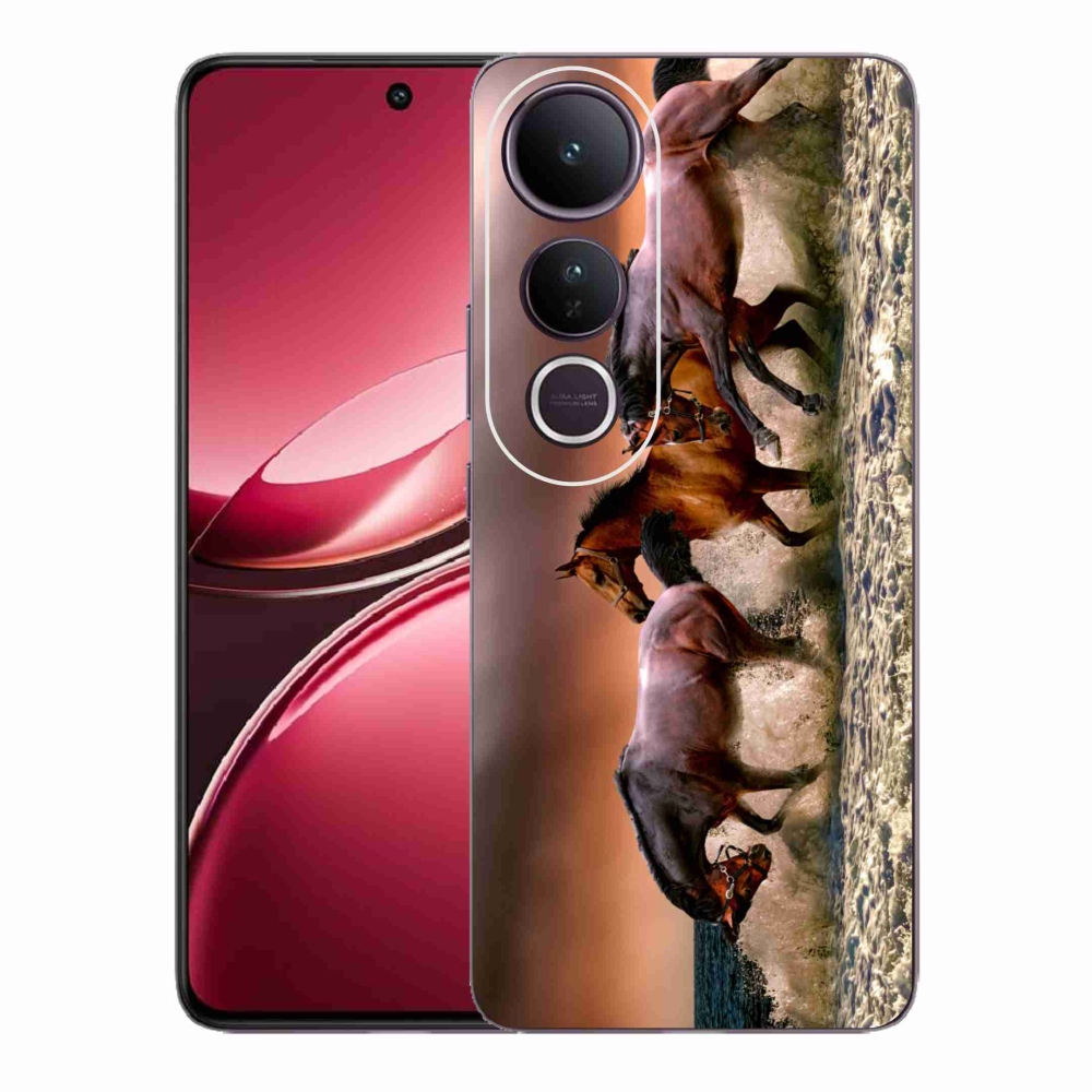 Gél borítás mmCase a Vivo V50 Lite 4G/5G-n - lovak 1