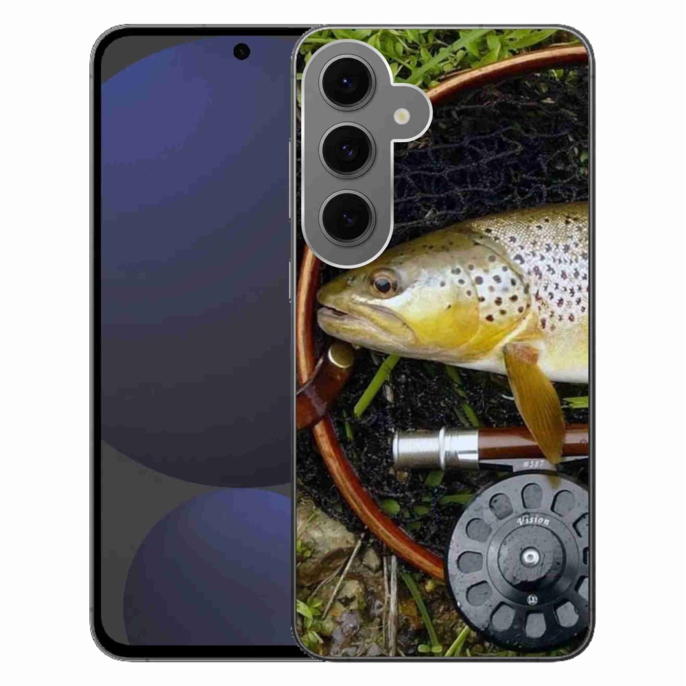 Gél tok mmCase a Samsung Galaxy S24 FE készülékhez - pisztráng 2