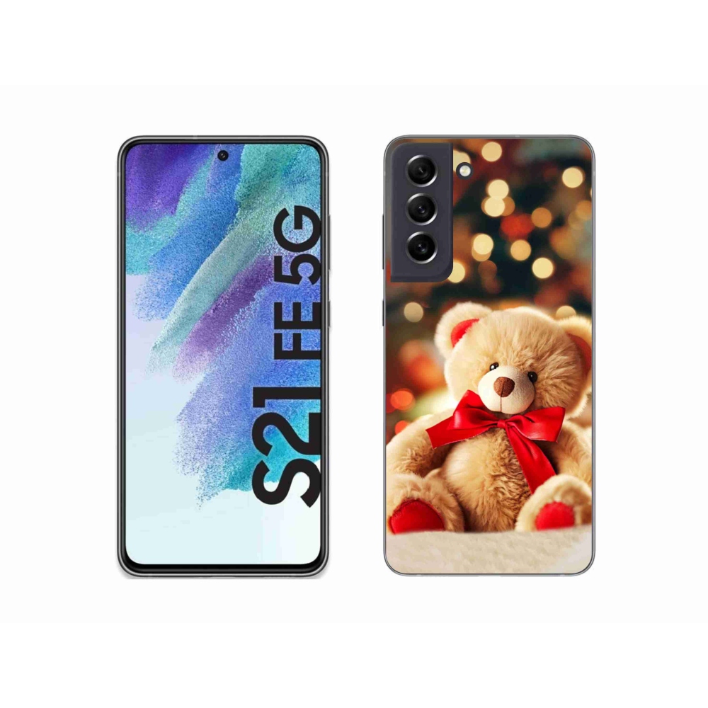 Zselés borítás mmCase Samsung Galaxy S21 FE 5G - mackó