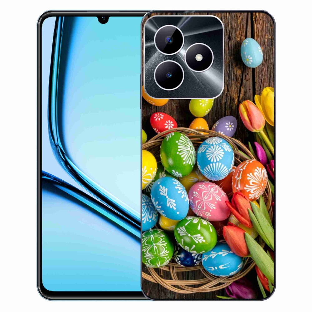 Zselés borítás mmCase a Realme Note 50 készülékhez - Húsvéti tojás