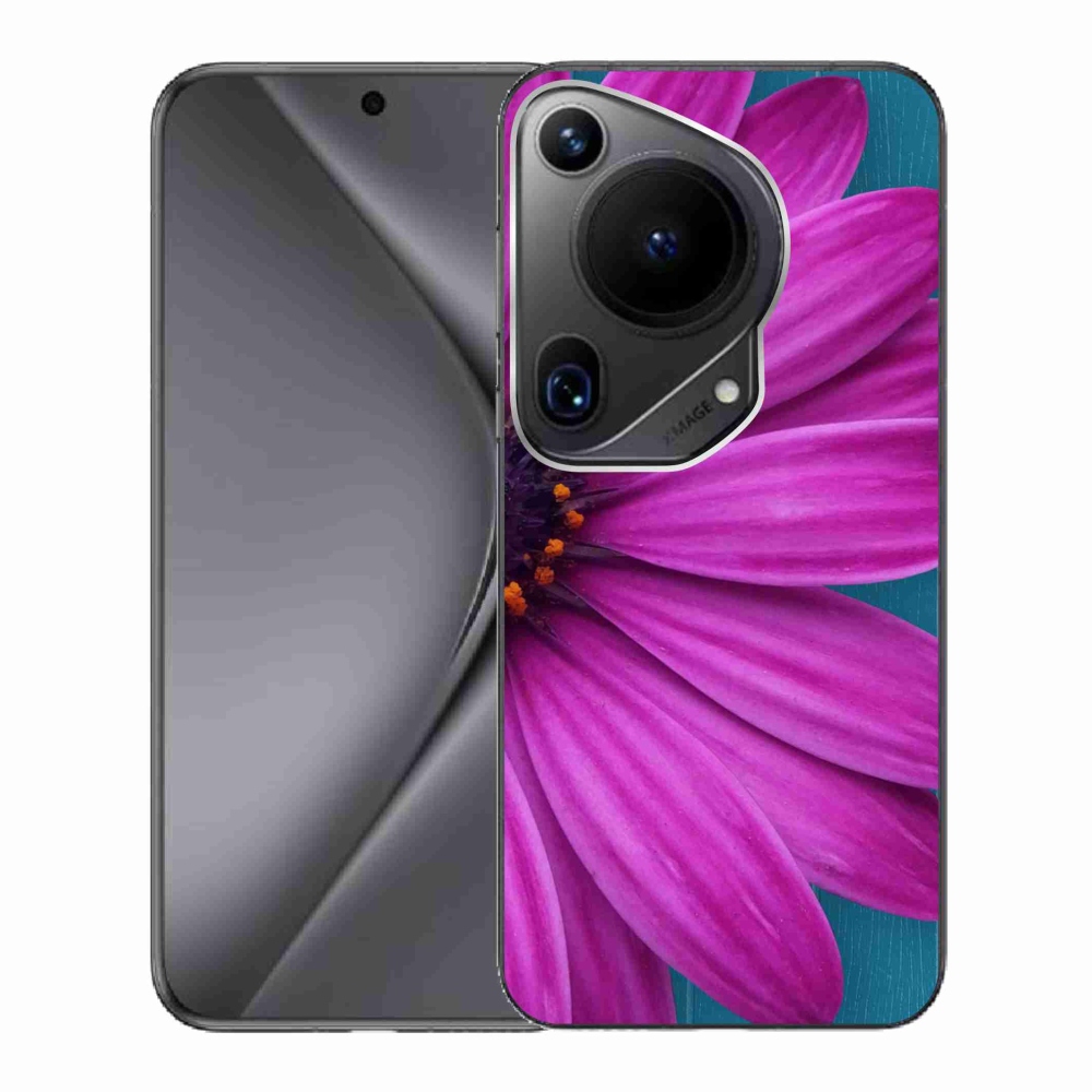 Gél tok mmCase a Huawei Pura 70 Ultra készülékhez - lila margaréta