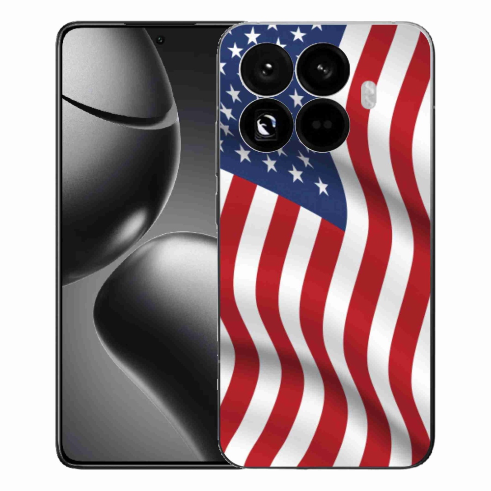Gél borítás mmCase a Xiaomi 15T Pro számára - amerikai zászló