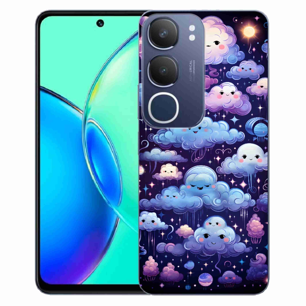 Gél borítás mmCase a Vivo Y19s készülékhez - felhők
