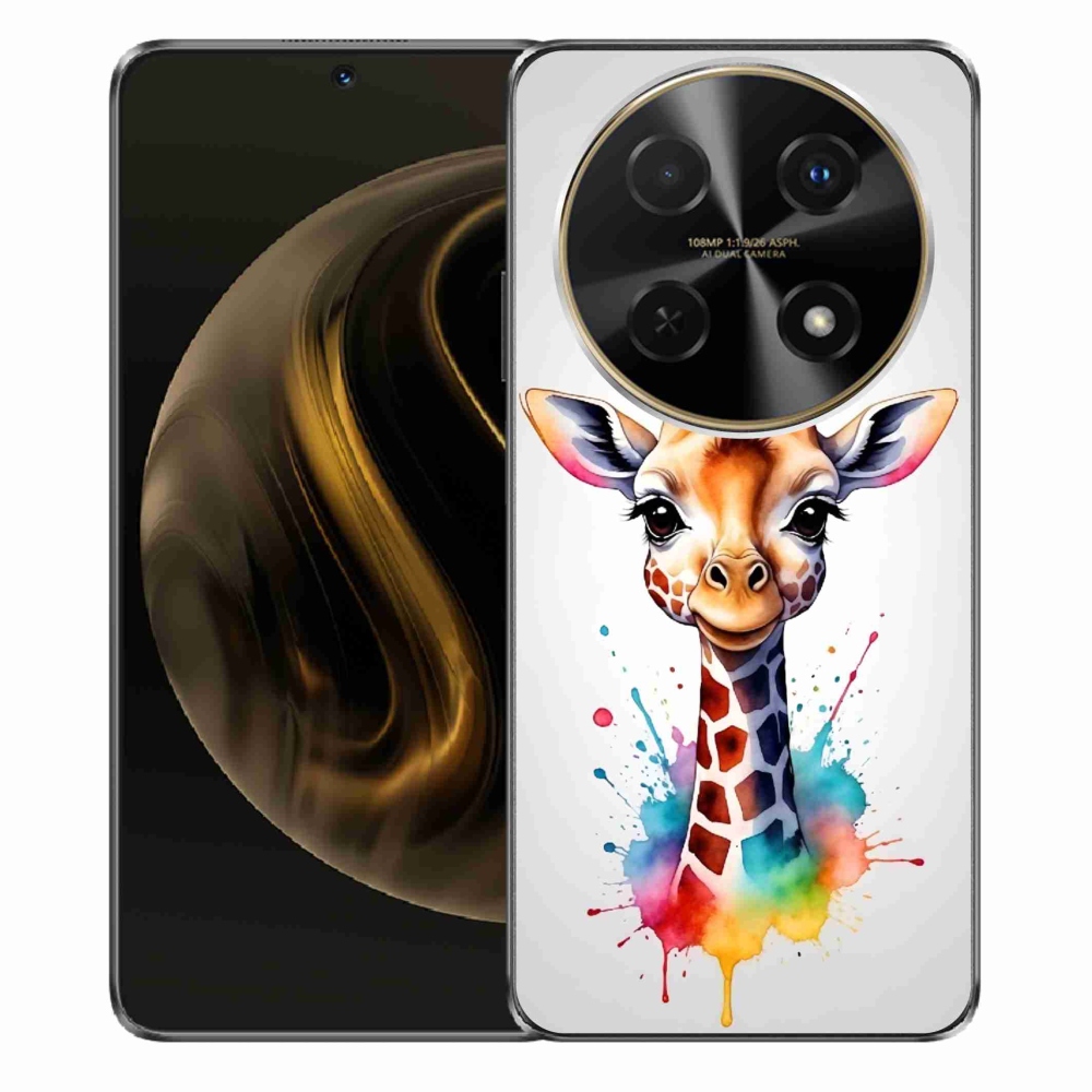 Zselés borítás mmCase a Huawei Nova 12i készülékhez - zsiráf 1