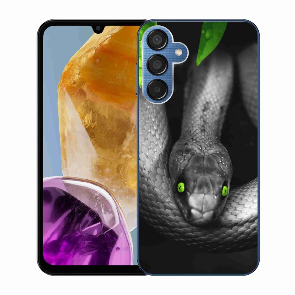 Zselés borítás mmCase Samsung Galaxy M15 5G - kígyó