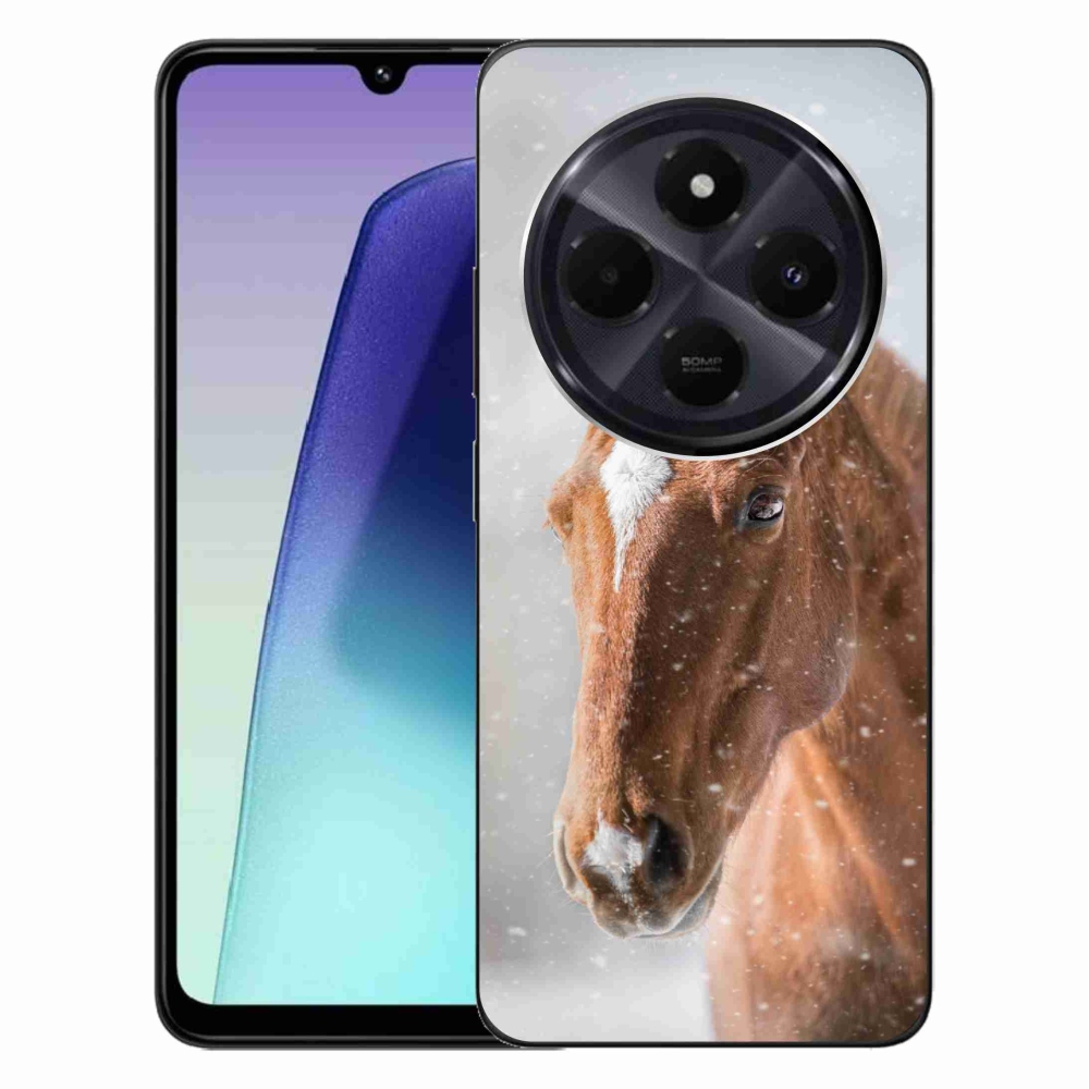 Gél borítás mmCase a Xiaomi Redmi 14C/Poco C75-hez - barna ló 2