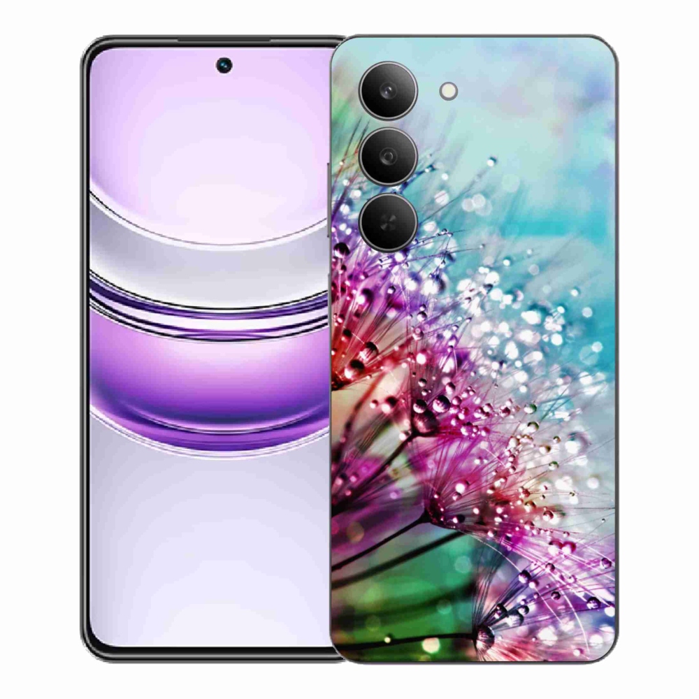 Gél borító mmCase a Realme 14x 5G készülékhez - színes virágok