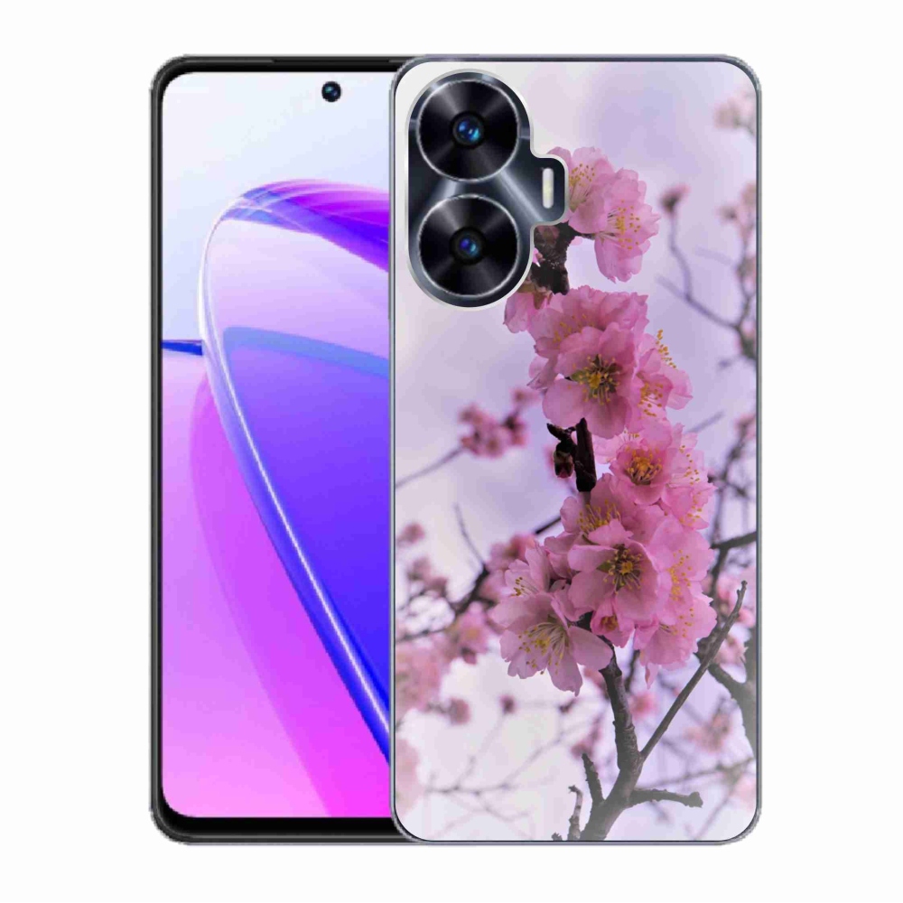 Gél borító mmCase a Realme C55 készülékhez - virágok 7