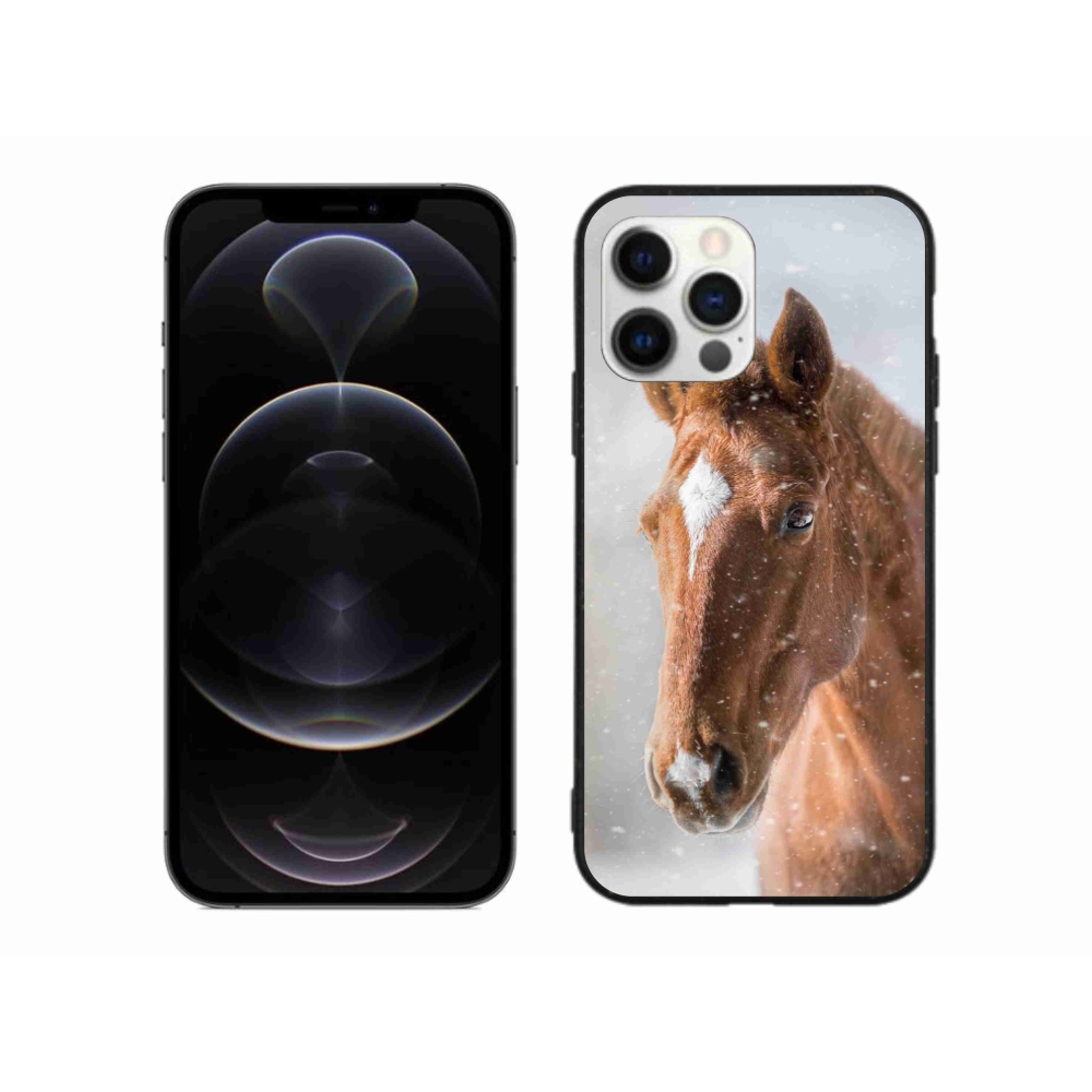 Zselés borítás mmCase iPhone 12 Pro Max készülékhez - barna ló 2