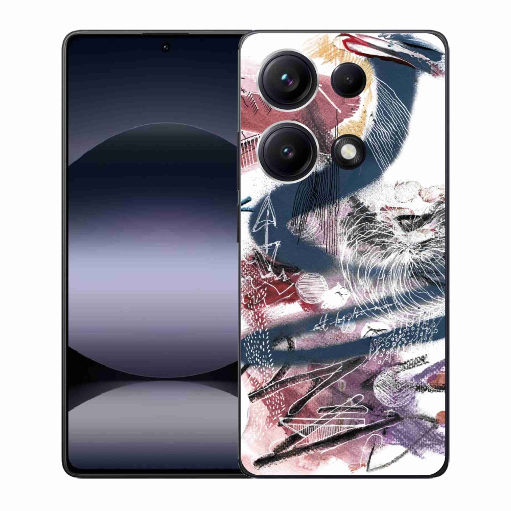 Gél borítás mmCase a Xiaomi Redmi Note 14S számára - absztrakt motívum 28