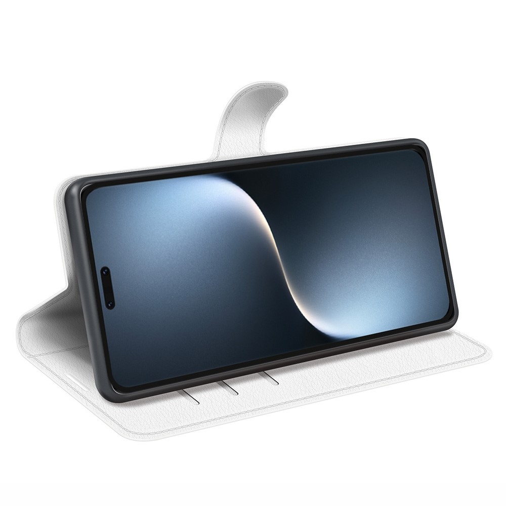 Litchi könyv tok a Honor Magic 7 Pro 5G készülékhez - fehér