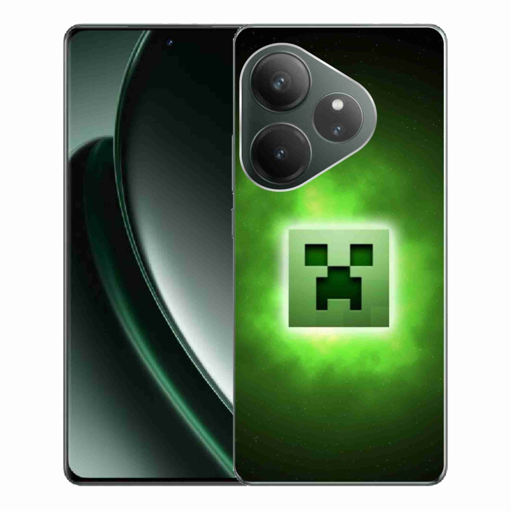 Gél borítás mmCase a Realme GT 6 5G/GT 6T 5G számára - minecraft