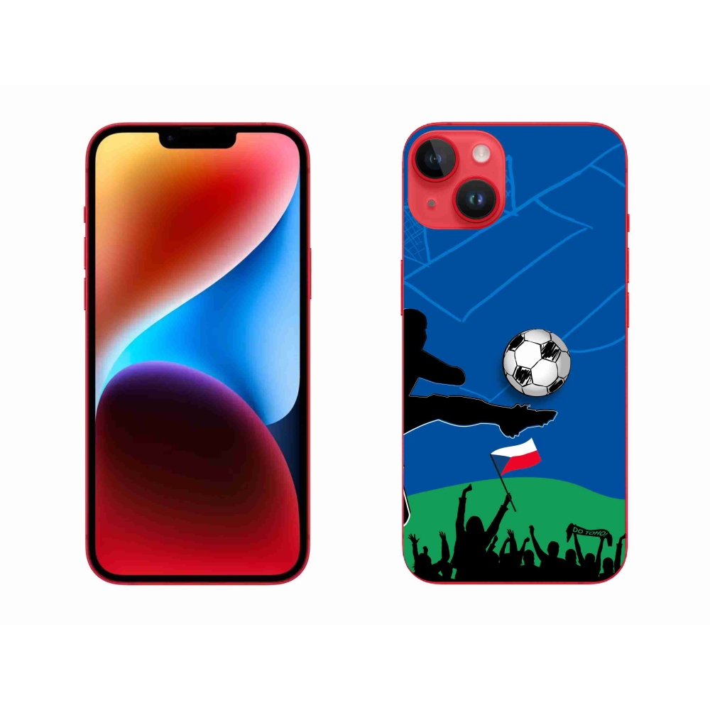 Zselés borítás mmCase iPhone 14 Plus készülékhez - futballszurkolók számára