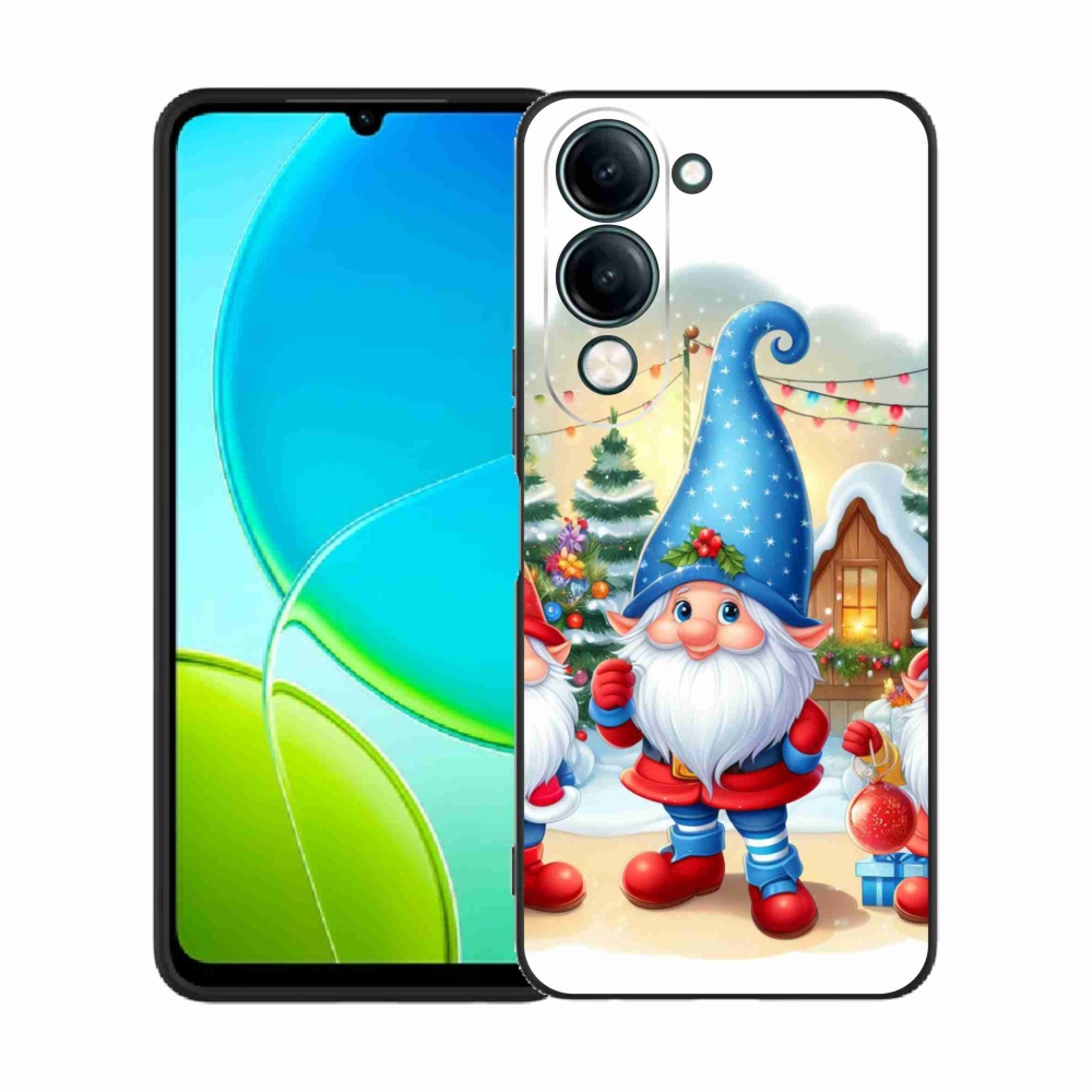 Gél borítás mmCase a Vivo Y29s 5G-hez - Karácsonyi manók