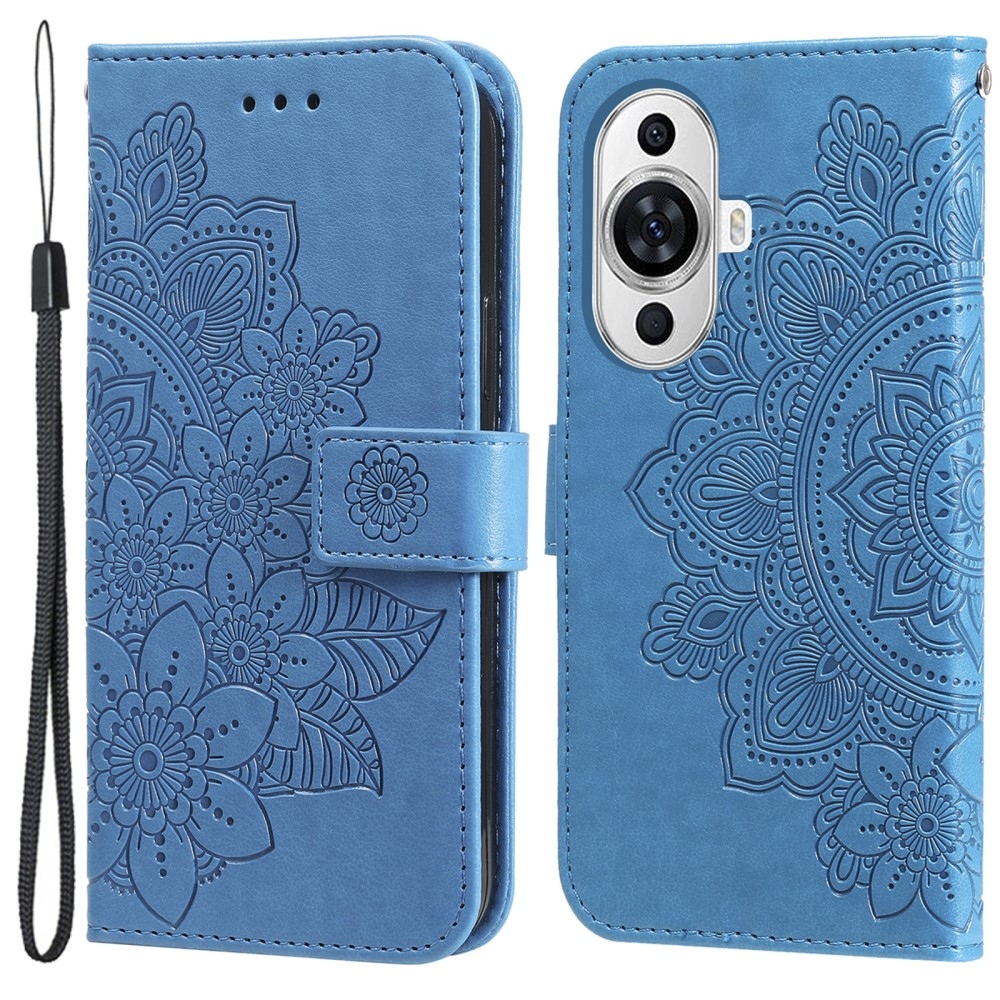 Mandala könyv tok a Huawei Nova 11-hez - kék