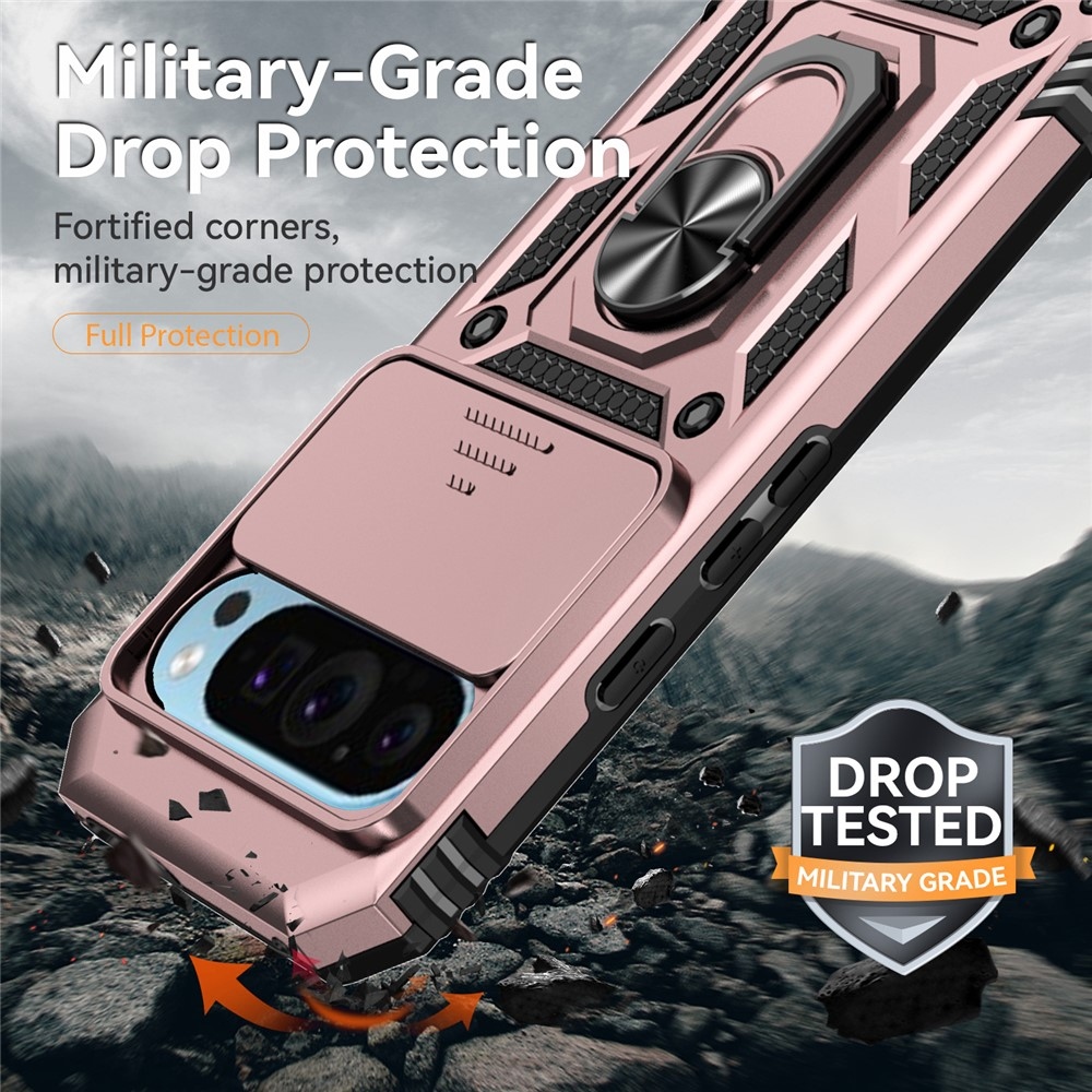 Csúszásálló borítás a Google Pixel 10 Pro/Pixel 10/9 Pro/9 készülékhez - rózsaarany színben