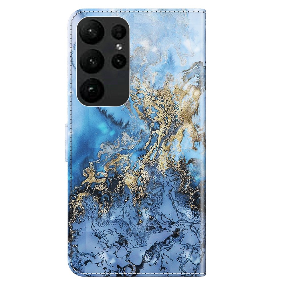 Nyomtatott könyv tok Samsung Galaxy S24 Ultra készülékhez - absztrakt minta