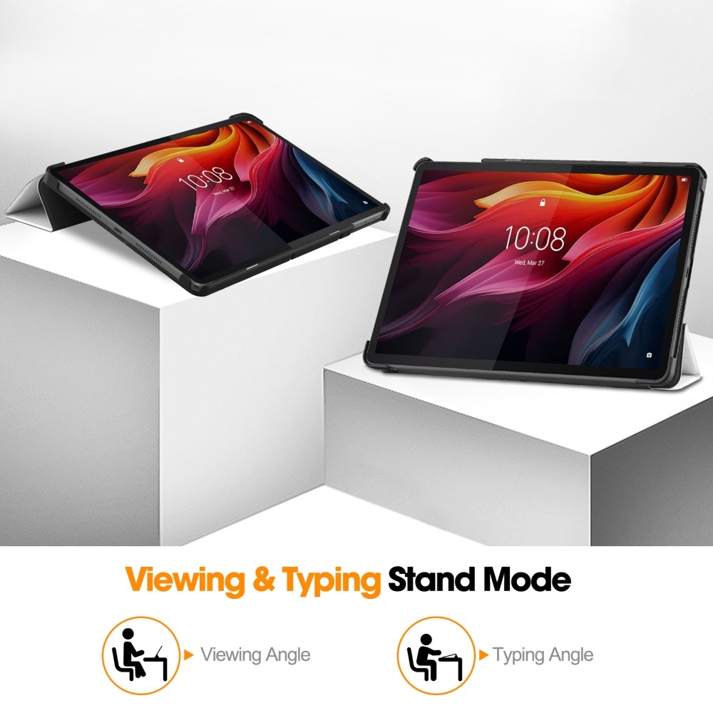 Patte intelligens záró tok Lenovo Tab K11 Plus-hoz - macska