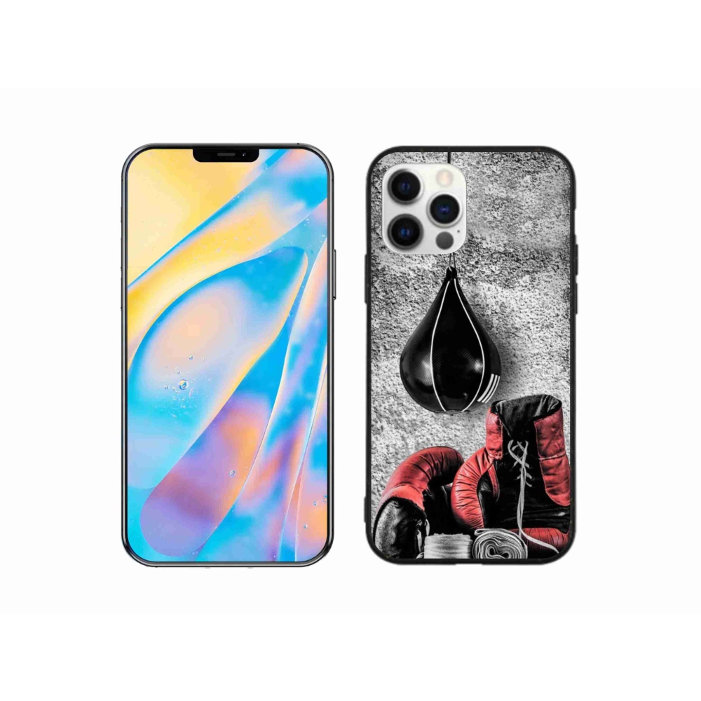 Zselés borítás mmCase iPhone 12 Pro készülékhez - bokszzsák és kesztyűk