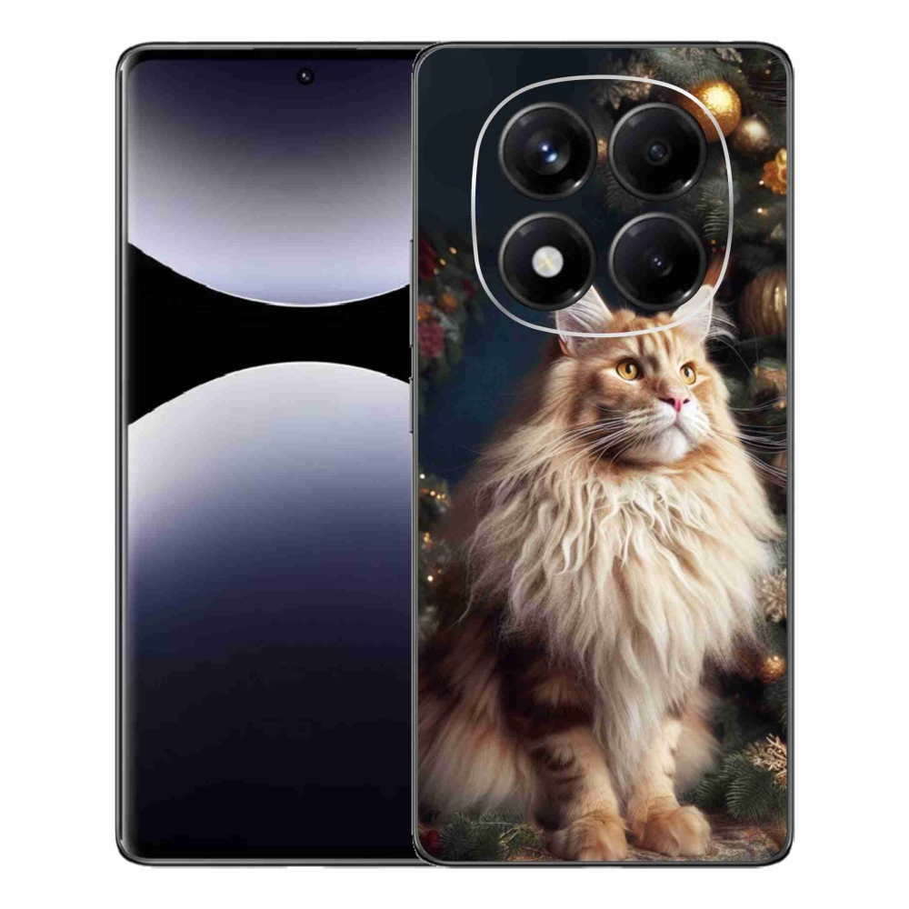 Gél borítás mmCase a Xiaomi Redmi Note 14 Pro számára - macska a fánál