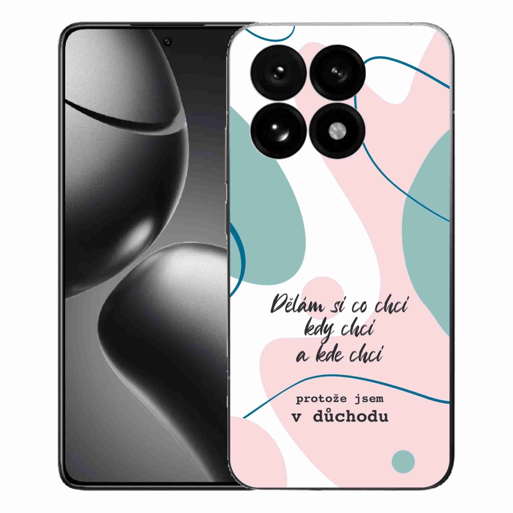 Gél borító mmCase a Xiaomi 15T-hez - vicces szöveg 10 fehér háttérrel