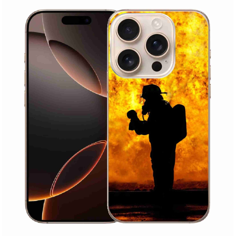 Gél borítás mmCase iPhone 16 Pro Max készülékhez - tűzoltó