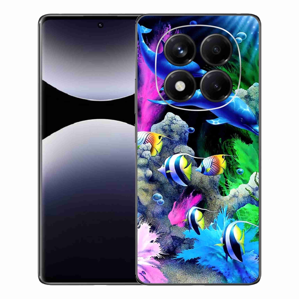 Gél borítás mmCase a Xiaomi Redmi Note 14 Pro számára - tengeri világ