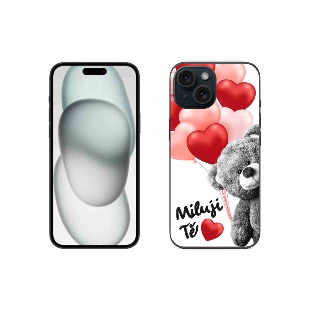 Gél borítás mmCase iPhone 15 készülékhez - I love you