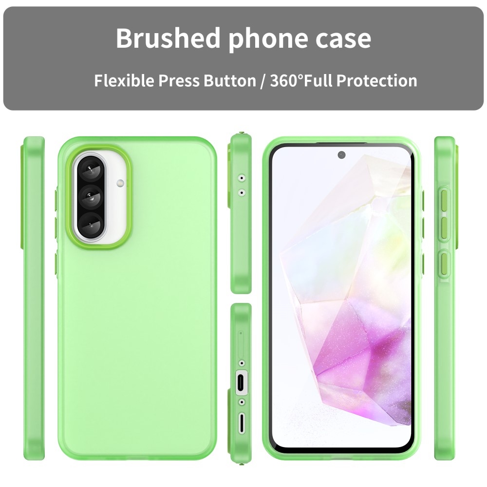 Candys matt zselés tok Samsung Galaxy A36 5G/A56 5G - zöld színben