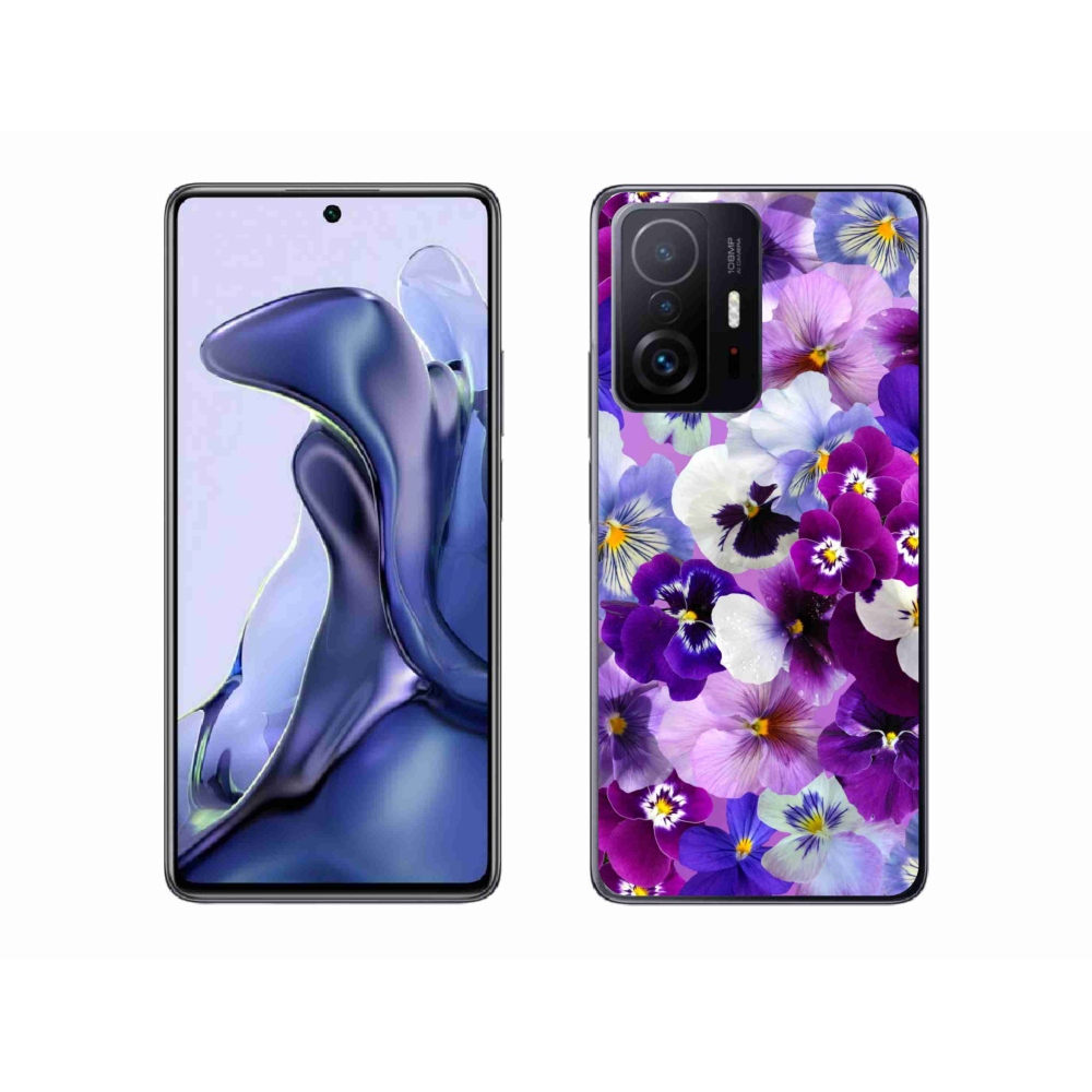 Gél borító mmCase a Xiaomi 11T számára - virágok 9