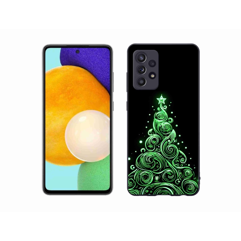 Gél borítás mmCase Samsung Galaxy A52/A52 5G - neon karácsonyfa 3