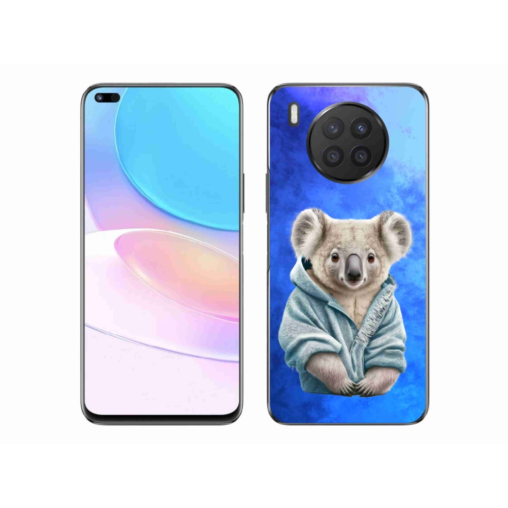 Gél borító mmCase a Huawei Nova 8i készülékhez - koala pulóverben