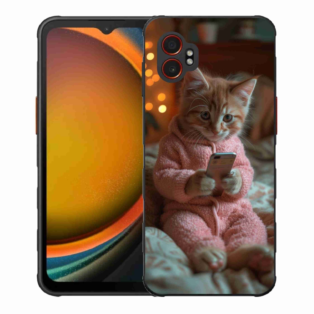 Zselés borítás mmCase Samsung Galaxy Xcover 7 Pro - baba mobillal