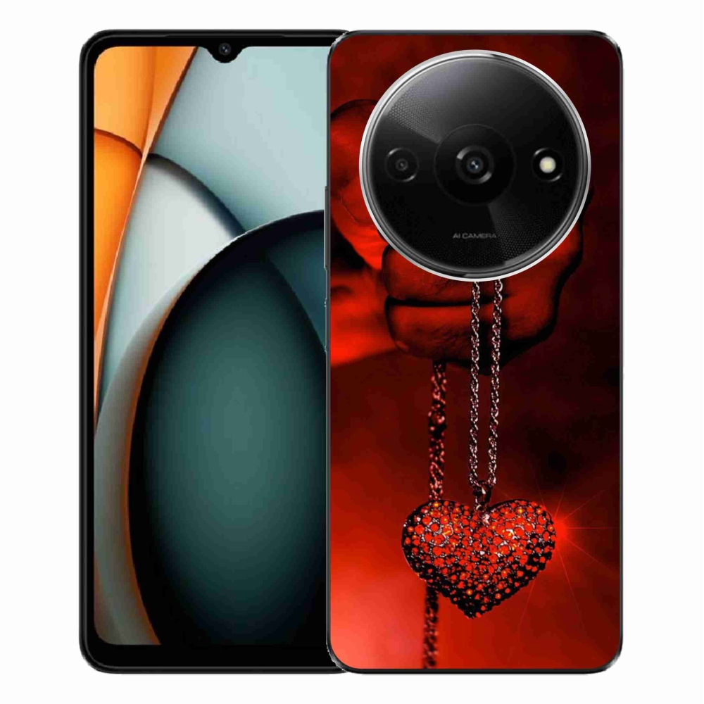 Gél borítás mmCase a Xiaomi Redmi A3-hoz - nyaklánc