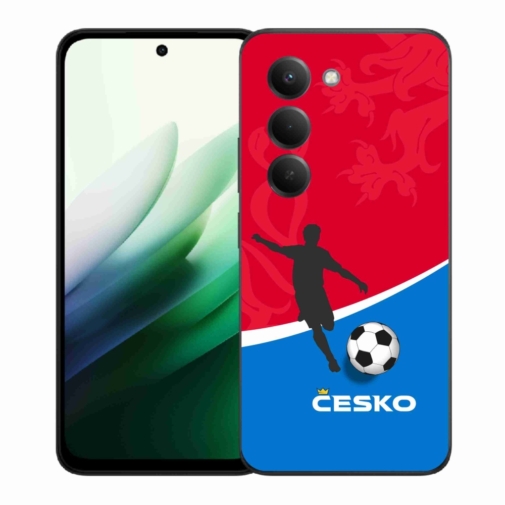 Gél borítás mmCase a Xiaomi Redmi 15 5G-hez - futball Csehország