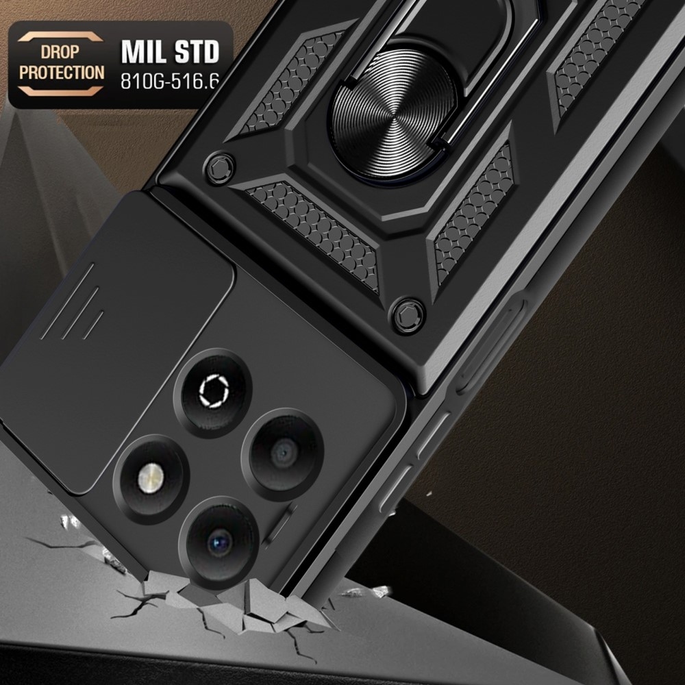 Csúszásálló borítás a Honor X6b készülékhez - fekete