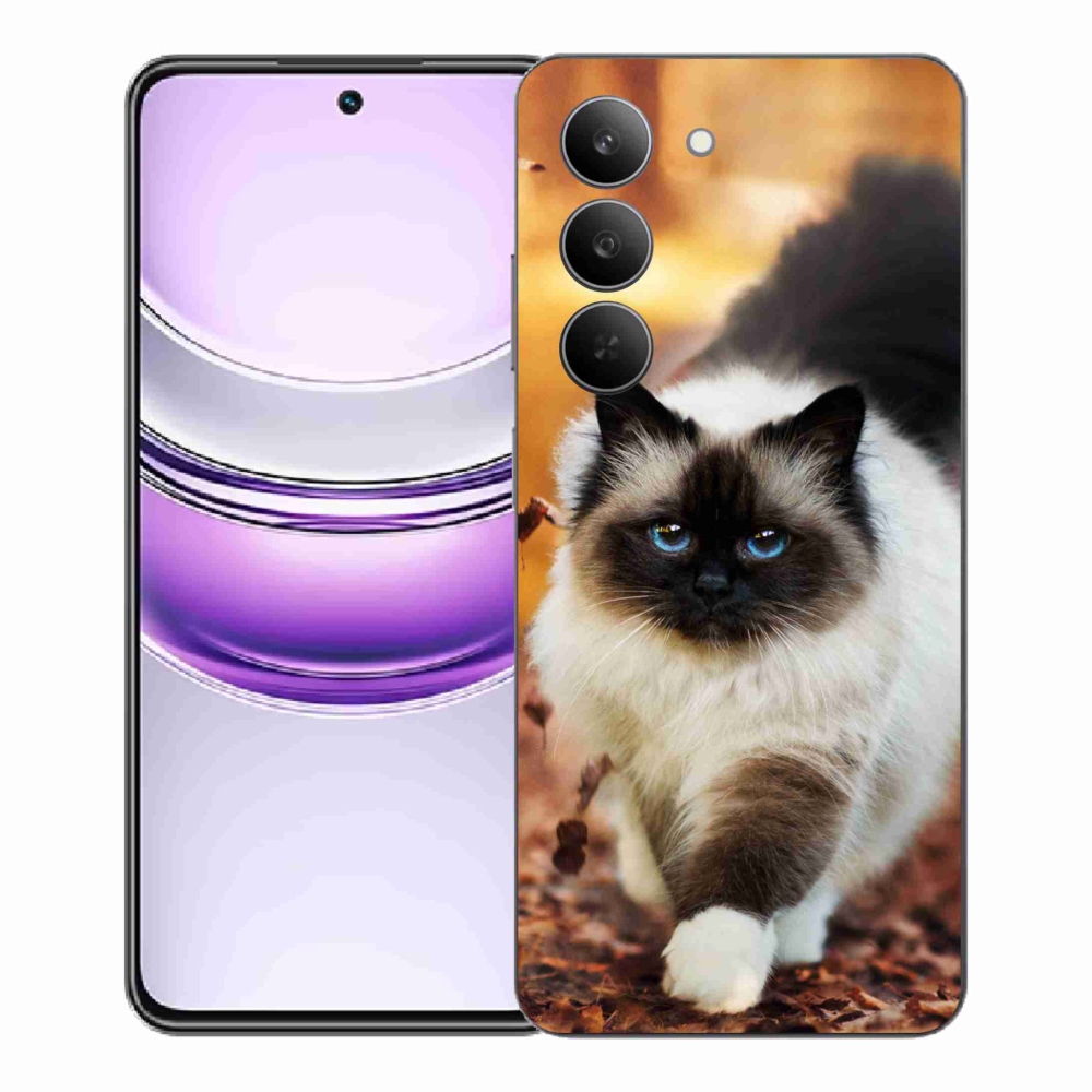 Zselés borítás mmCase a Realme 14x 5G készülékhez - macska