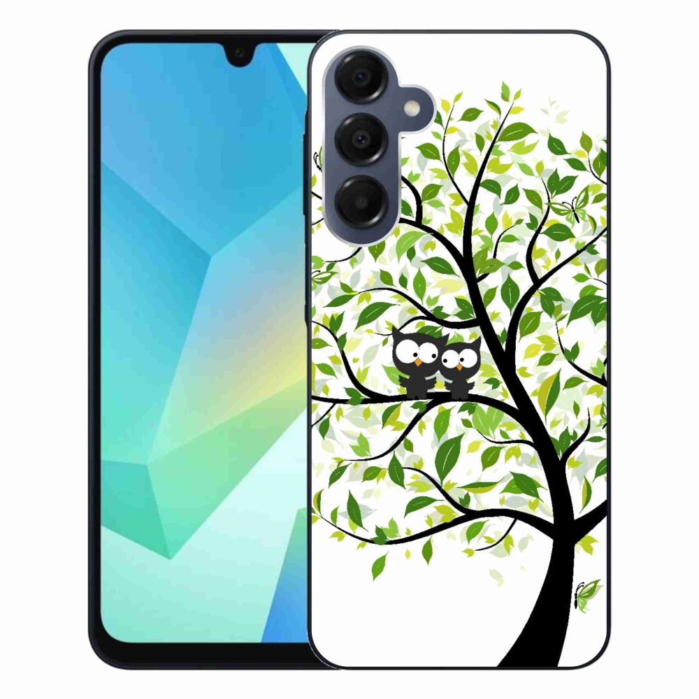 Gél borítás mmCase Samsung Galaxy A16 4G/5G készülékhez - baglyok a fán