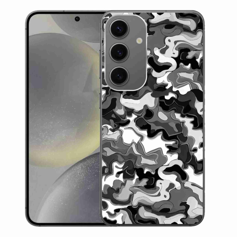 Zselés borítás mmCase Samsung Galaxy S24+ készülékhez - terepszínű minta 3