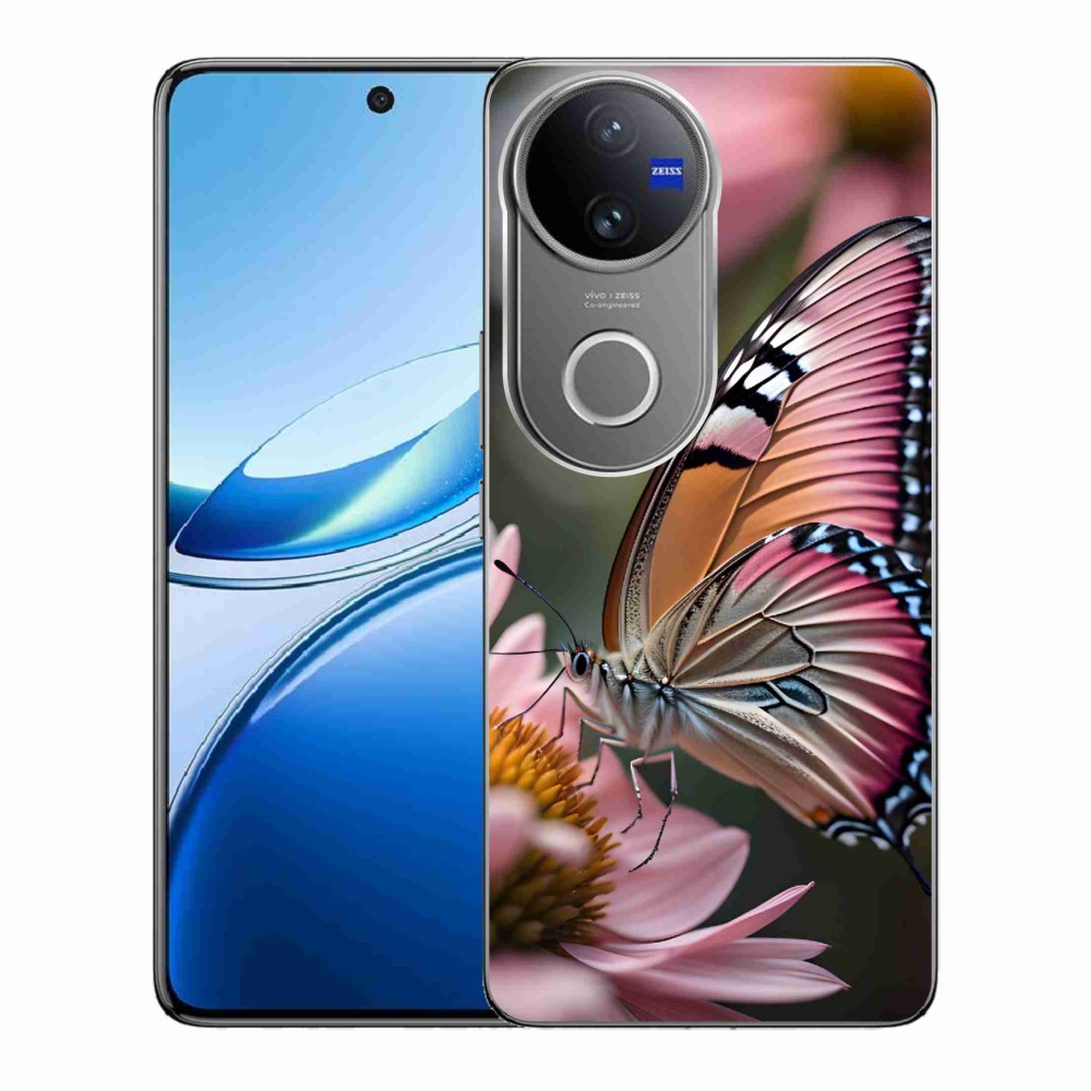 Gél borítás mmCase a Vivo V50 5G készülékhez - színes pillangó